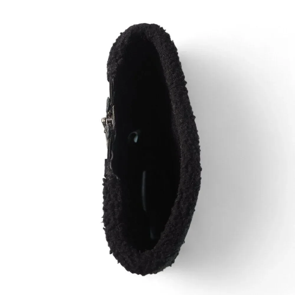 Timberland Tall Suede Vintage‎ Winter Boots Black 64691 Women's 9.5M